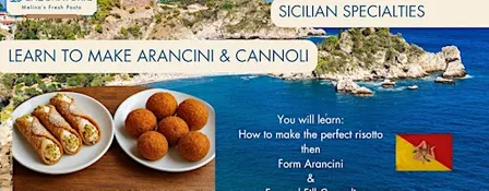 Christmas in Sicily - Learn to Make Arancini & Cannoli