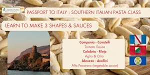 Southern Italian Pasta & Sauce Making Class
