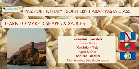 Southern Italian Pasta & Sauce Making Class