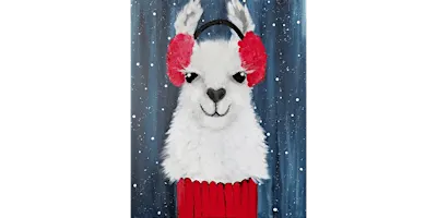 Yep, it's a Llama in a Turtleneck - Paint and Sip in Norfolk | Classpop!™