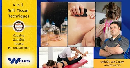4-in-1: Cupping, Gua Sha, Taping and Pin & Stretch