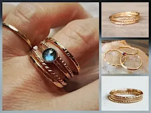 Make Your Own Stack of Gold Rings Workshop