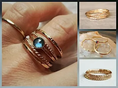 Make Your Own Stack of Gold Rings Workshop
