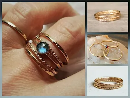 Make Your Own Stack of Gold Rings Workshop