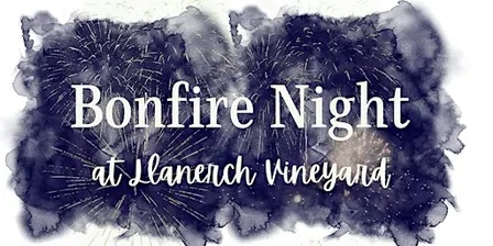 Fireworks Spectacular at Llanerch vineyard - Friday 6th November