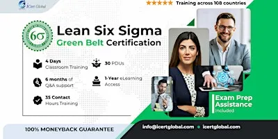 Lean Six Sigma Green Belt In-Person Weekend Training in Brownsville, TX