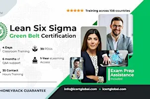Lean Six Sigma Green Belt In-Person Weekend Training in Metairie, LA