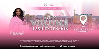 VOLUME LASH EXTENSION CERTIFICATION – LAS VEGAS, NV ( OCT 14, 2026)