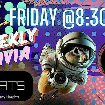 The Flats University Heights | Friday Night Weekly Trivia at 8:30PM