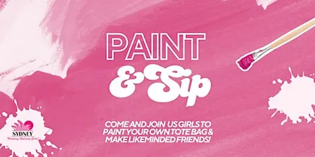 Paint your own Tote Bag | Sydney Working Holiday Girls