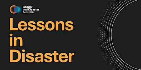 Lessons in Disaster, ACTCOSS, September 2026