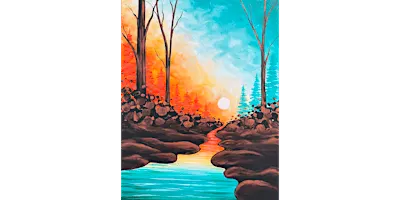 Sundown Stream - Paint and Sip in Tyler | Classpop!™
