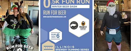 Holiday Winter Dash Beer Run | 2026 Illinois Brewery Running Series
