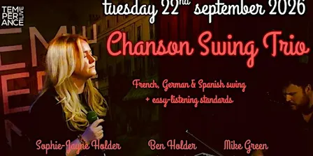chanson swing @ temperance | Ben Holder and Sophie-Jayne Holder