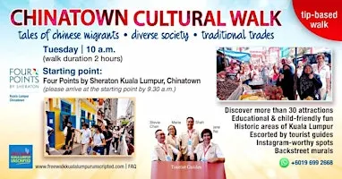 Chinatown Cultural Walk in Kuala Lumpur (tip-based)-Tuesday session