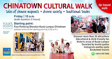 Chinatown Cultural Walk in Kuala Lumpur (tip-based)-Friday session