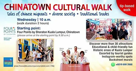 Chinatown Cultural Walk in Kuala Lumpur (tip-based)-Wednesday session