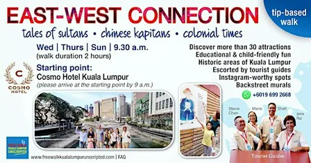 East-West Connection walk in Kuala Lumpur (tip-based)-Wednesday session