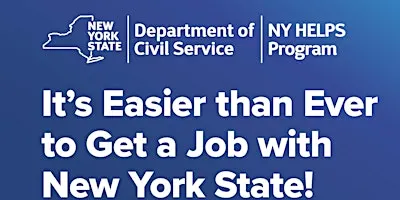 Rochester Workshop to learn about Civil Service Careers and NY HELPS