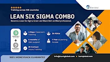 Lean Six Sigma Green & Black Belt Combo Certification in Dubuque, IA