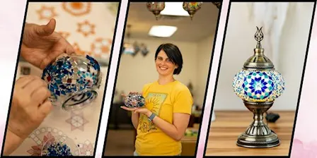 Mosaic Lamp Class in Mississauga, ON