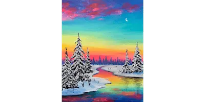 Winter Sunset - Paint and Sip in Norfolk | Classpop!™