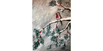 Winter Chickadee - Paint and Sip in Norfolk | Classpop!™