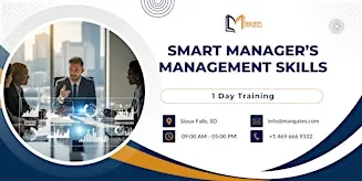 Smart Manager’s Management Skills: 1 Day Workshop in Sioux Falls, SD