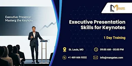 Executive Presentation Skills for Keynotes – 1 Day Training in St. Louis