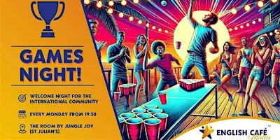 Monday Games Night – Welcome Party