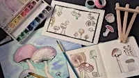 Mushroom Mindfulness Watercolour Class