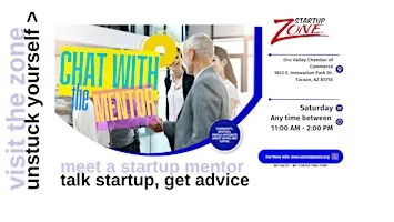SEPT 19  - Startup - Meet With a Tech Startup Mentor [Arrive Any Time]