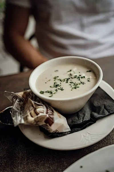 New England Seafood Feast with Blueberry Tart Cooking Class