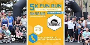 Oktoberfest 5k at Left Coast Brewing Co | 2026 CA Brewery Running Series