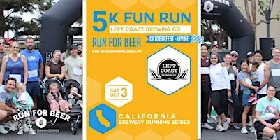 Oktoberfest 5k at Left Coast Brewing Co | 2026 CA Brewery Running Series