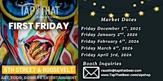 First Friday  Vendor Market at Tap That Downtown