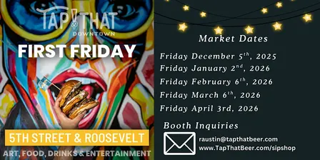 First Friday  Vendor Market at Tap That Downtown