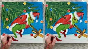 Grinch: Severna Park, Ledo’s Pizza with Artist Katie Detrich!