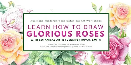 Learn To Draw Glorious Roses -Botanical Art Workshop