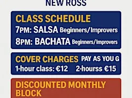 New Ross Salsa Bachata Kizomba Classes – On Friday with Thomas Tcheuffa