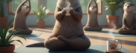 October Lattes and Littles Yoga