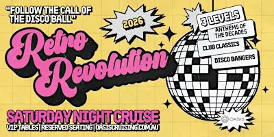 OASIS Retro Revolution. Dance through the decades - Saturday 21st November
