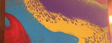 Acrylic Paint Pour class at The Vineyard at Hershey