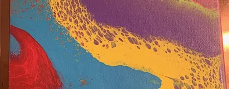 Acrylic Paint Pour class at The Vineyard at Hershey