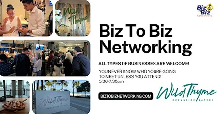 Biz To Biz Networking at Wild Thyme Atlantic Hotel