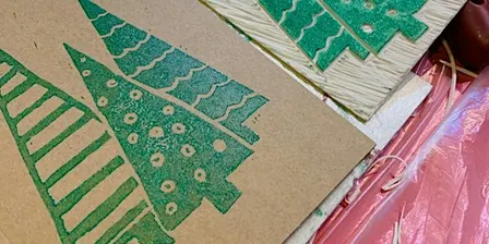 Create at Staircase: Festive Lino Printing