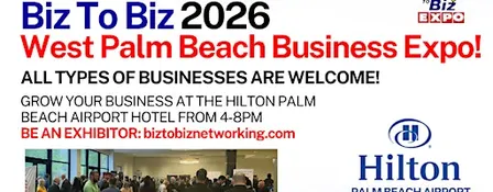 EXHIBITOR TABLES -  Palm Beach Business Trade Expo Nov. 12th
