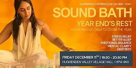 Sound Bath: Year’s End Rest