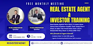Agent & Investor Training