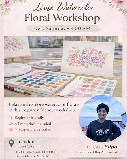 Loose Watercolor Floral Workshop